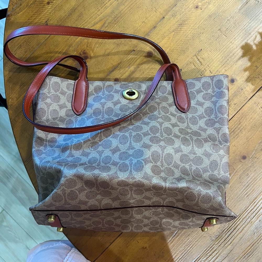 Coach Turnlock Tote Bag